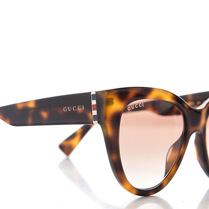 Gucci Acetate Cat Eye Sunglasses GG0460S Havana 7 of 10