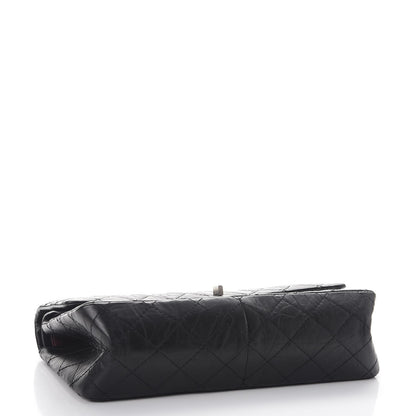 Chanel Aged Calfskin Quilted 2.55 Reissue 226 Flap Black 4 of 8