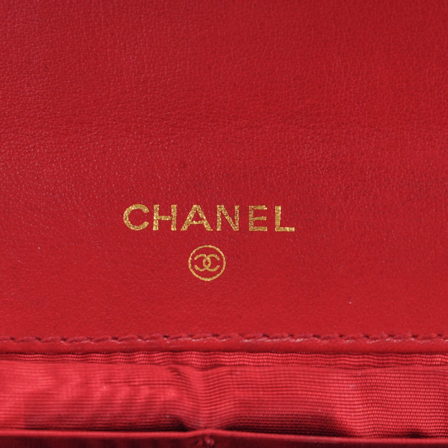 Caviar CC Flap Wallet Red
