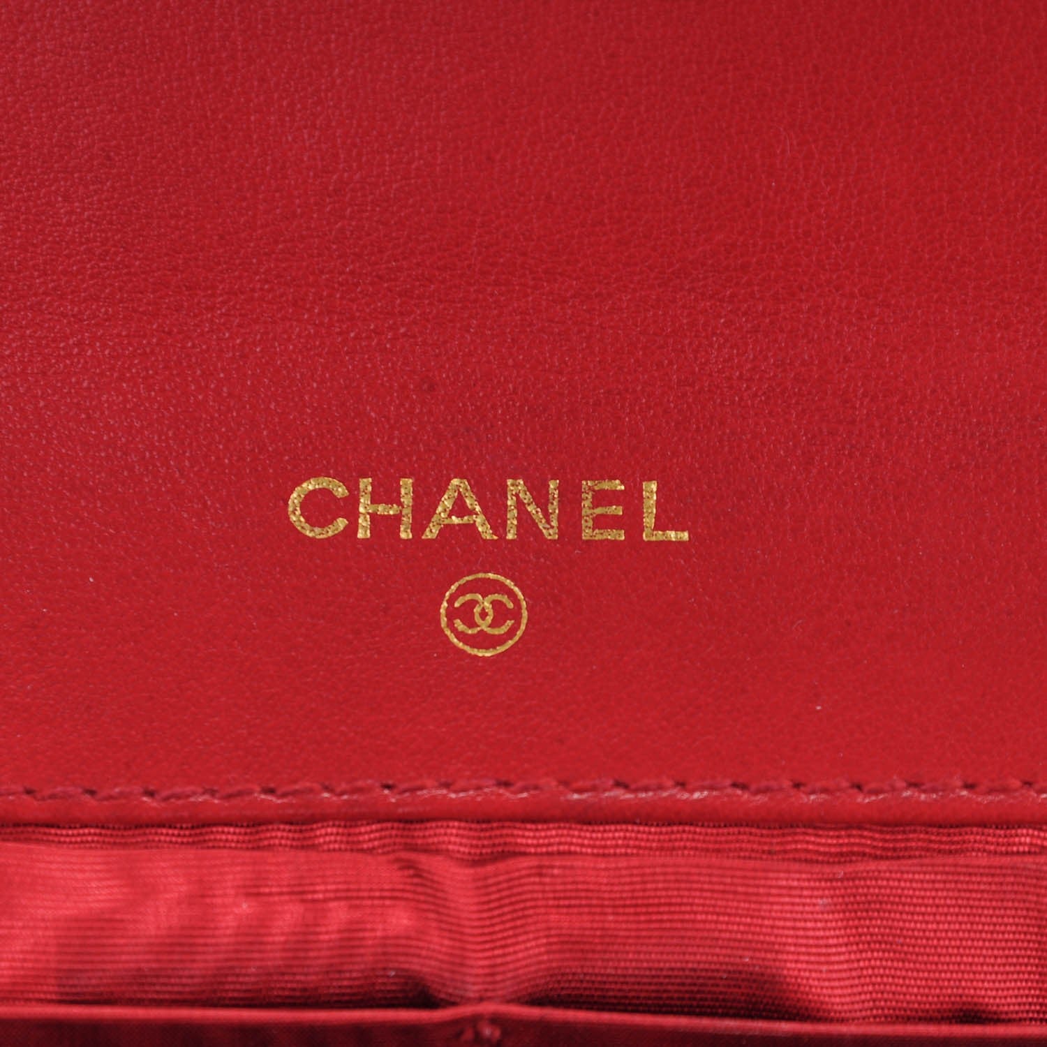 Chanel Caviar CC Flap Wallet Red 6 of 9