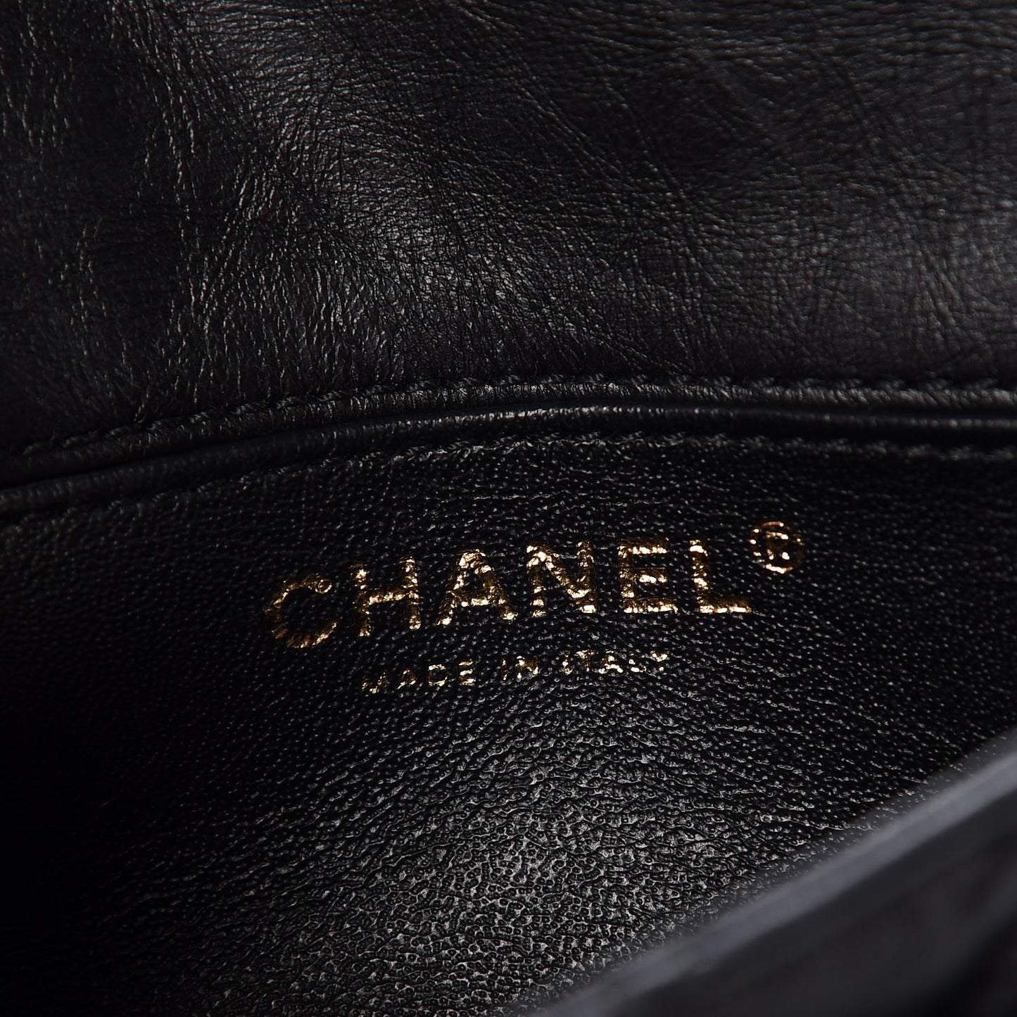 Aged Calfskin Quilted 2.55 Reissue Chain Waist Bag Black