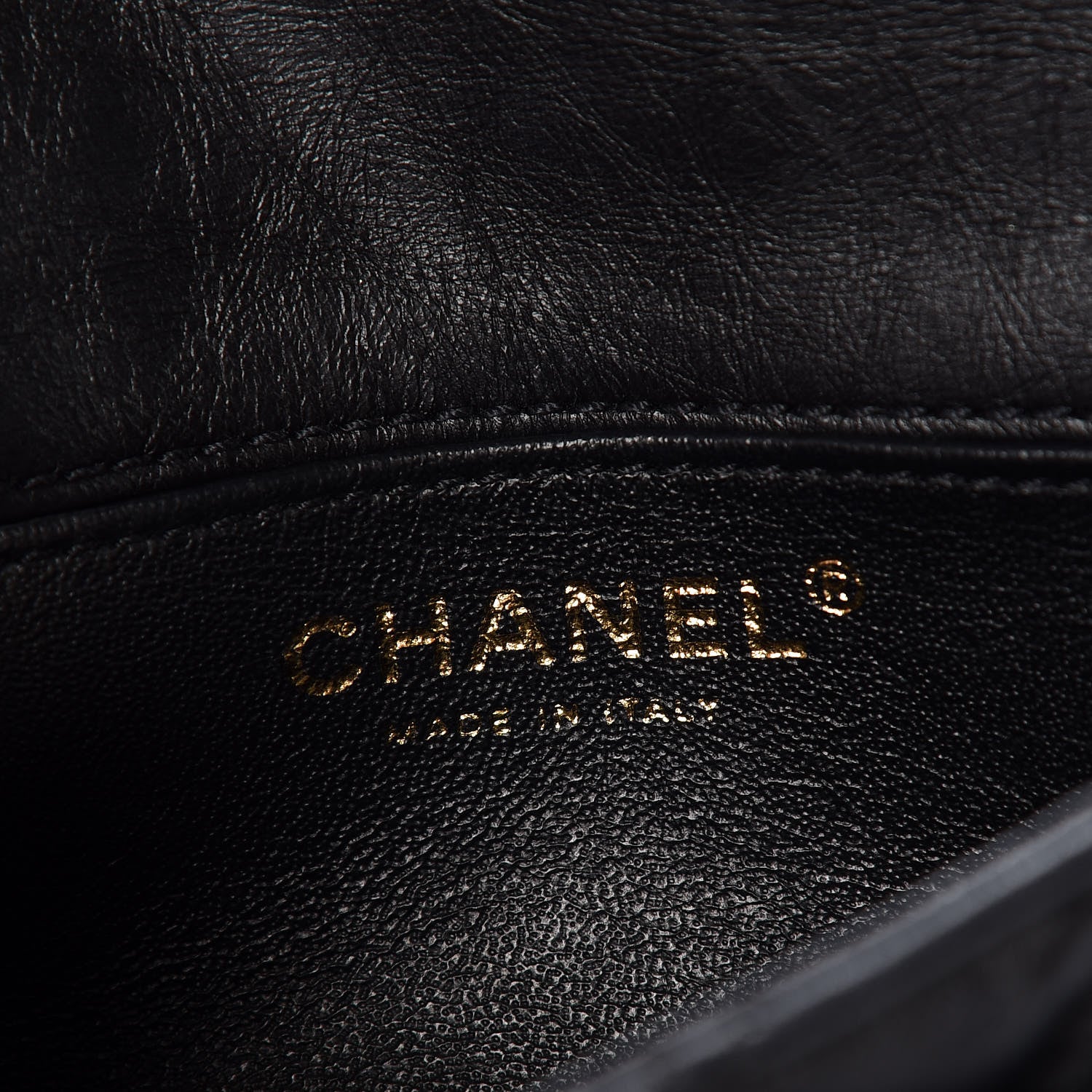 Chanel Aged Calfskin Quilted 2.55 Reissue Chain Waist Bag Black 8 of 10