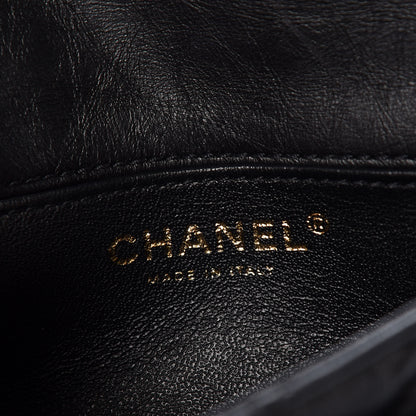 Chanel Aged Calfskin Quilted 2.55 Reissue Chain Waist Bag Black 8 of 10