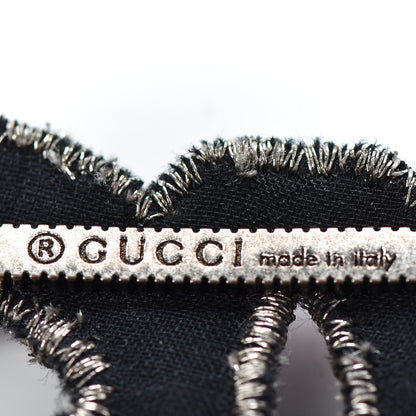 Gucci Metal Crystal Bow Brooch Pink 4 of 5