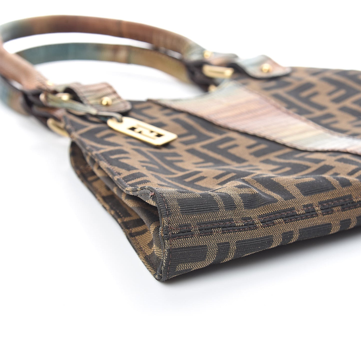 Zucca Lizard Small Devil Trapezio Tote Tobacco