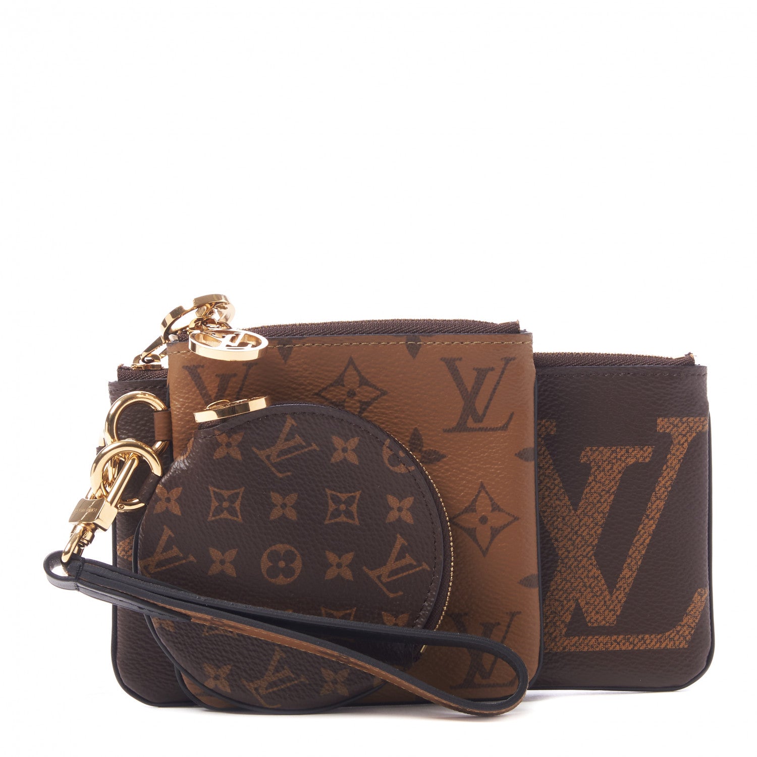 Louis Vuitton Reverse Monogram Giant Trio Pouch 1 of 10