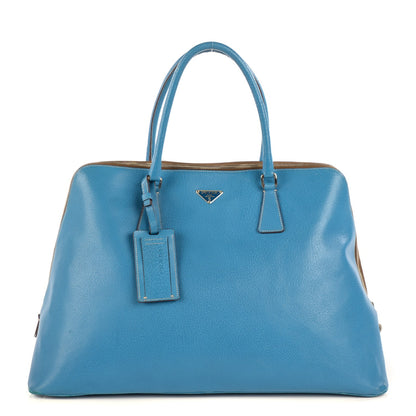 Prada Cervo Pyramid Bag Cobalto 1 of 9