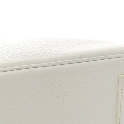 Hermes Taurillon Clemence JPG Birkin 42 White 13 of 27