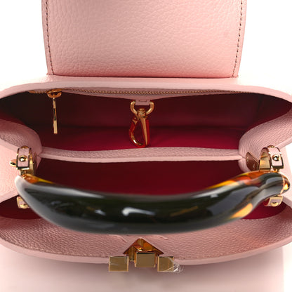 Louis Vuitton Taurillon Resin Murano Capucines BB Rose Jasmin 5 of 9