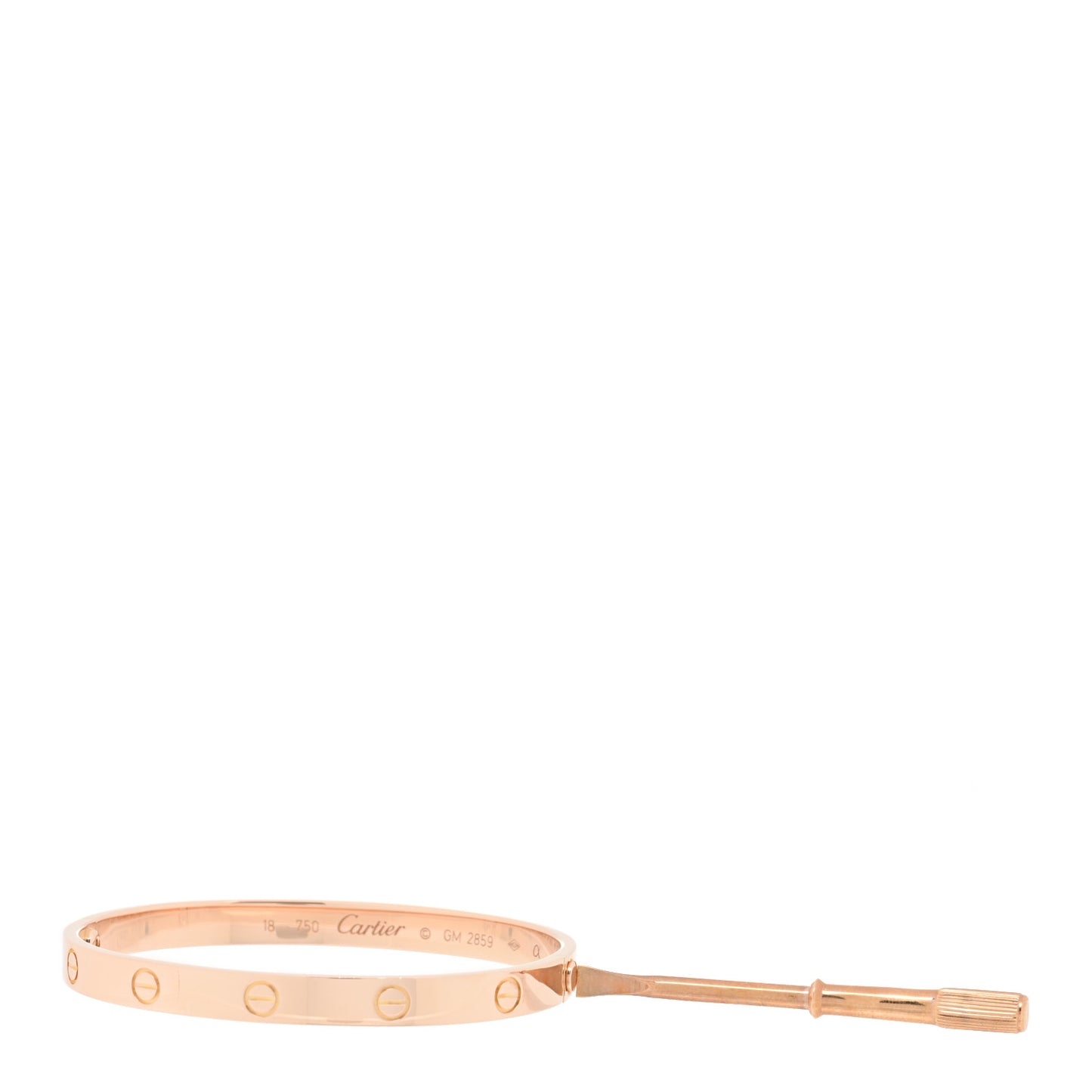 18K Pink Gold LOVE Bracelet 18