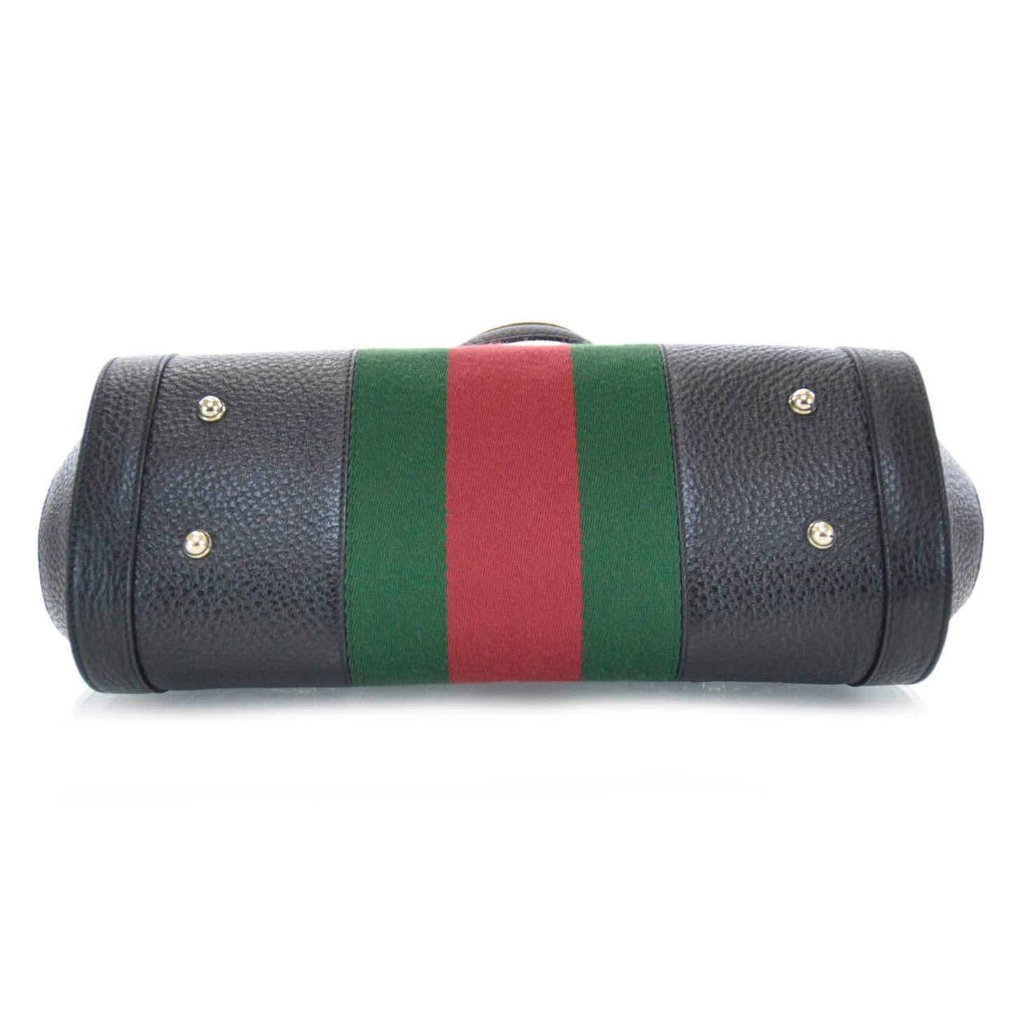 Calfskin Web Bamboo Bullet Satchel