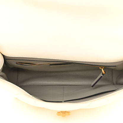 Valentino Garavani Nappa Large Roman Stud Shoulder Bag Ivory 5 of 11