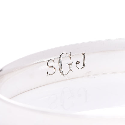 Tiffany Sterling Silver 1837 Bangle Bracelet 8 of 9
