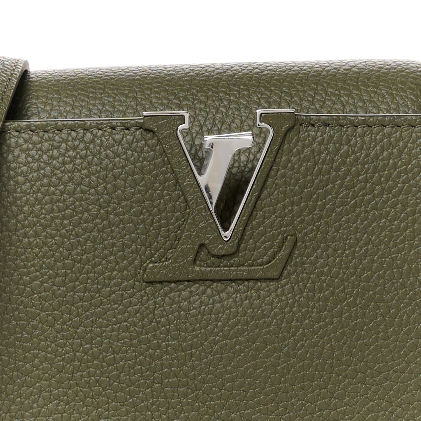 Taurillon Capucines BB Khaki