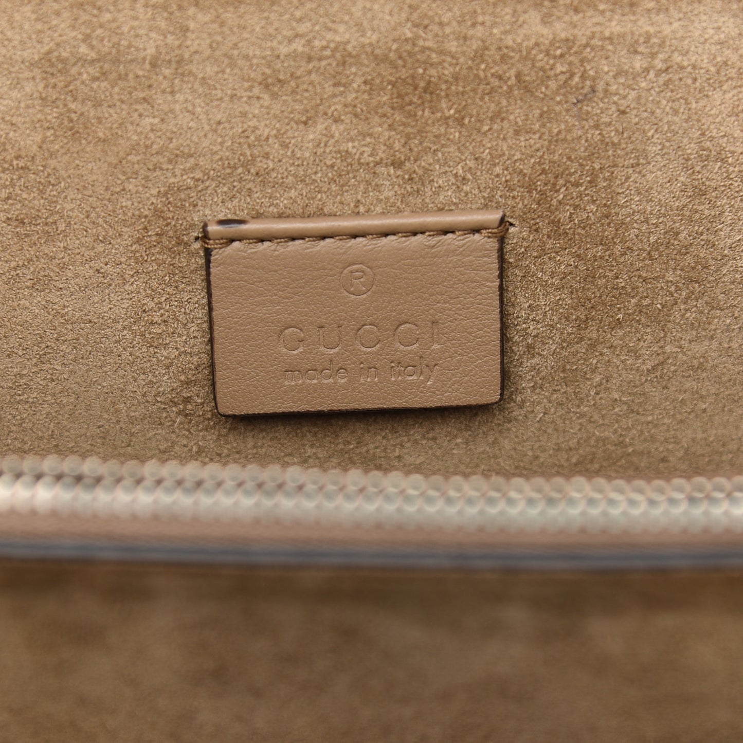 GG Supreme Monogram Small Dionysus Shoulder Bag Taupe