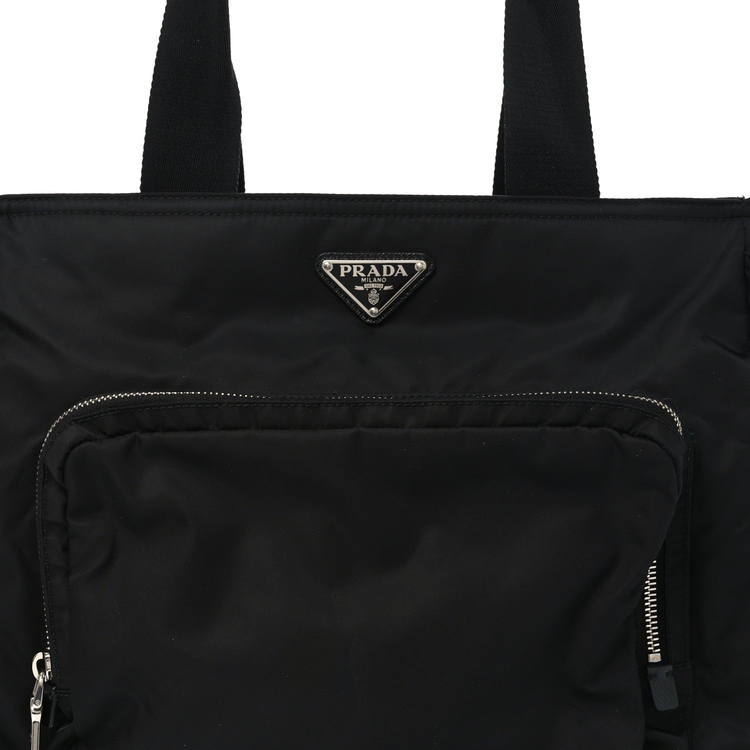 Prada Tessuto Nylon Vela Diaper Bag Black 7 of 9