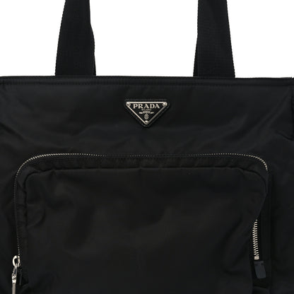 Prada Tessuto Nylon Vela Diaper Bag Black 7 of 9
