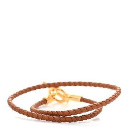 Hermes Swift Glenan Double Tour Bracelet T2 Gold 3 of 6
