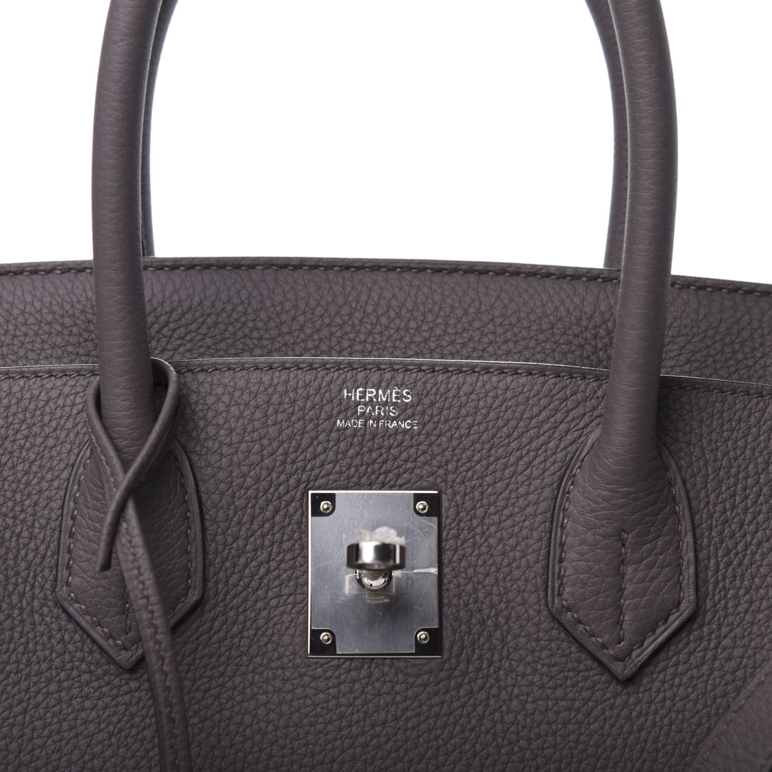 Hermes Togo Birkin 30 Etain 9 of 11