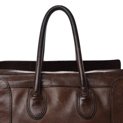 Celine Pebbled Calfskin Mini Luggage Brown 14 of 14