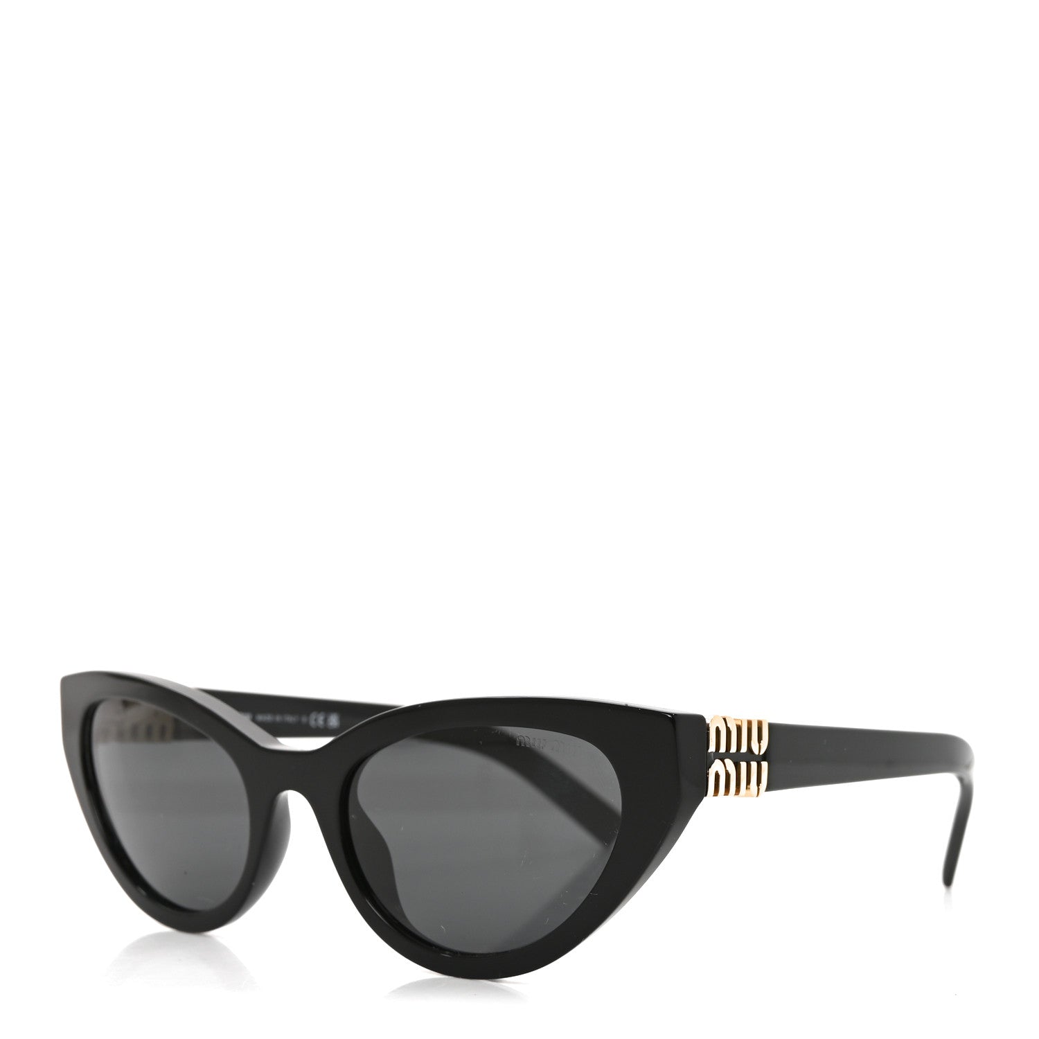 Miu Miu Acetate Cat Eye Sunglasses SMU A04 Black 1 of 7