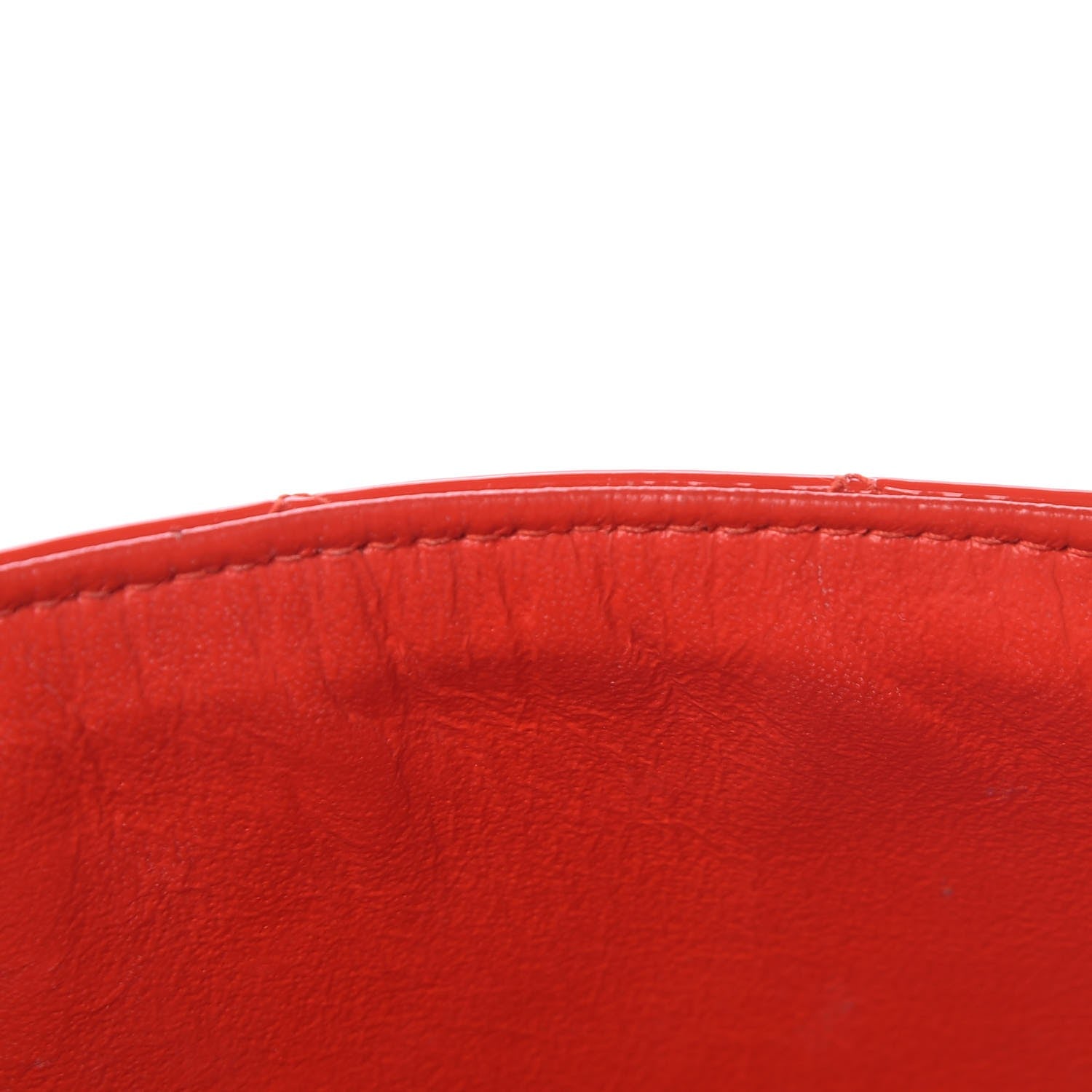 Chanel Patent Calfskin Quilted Mini Rectangular Flap Red 9 of 10