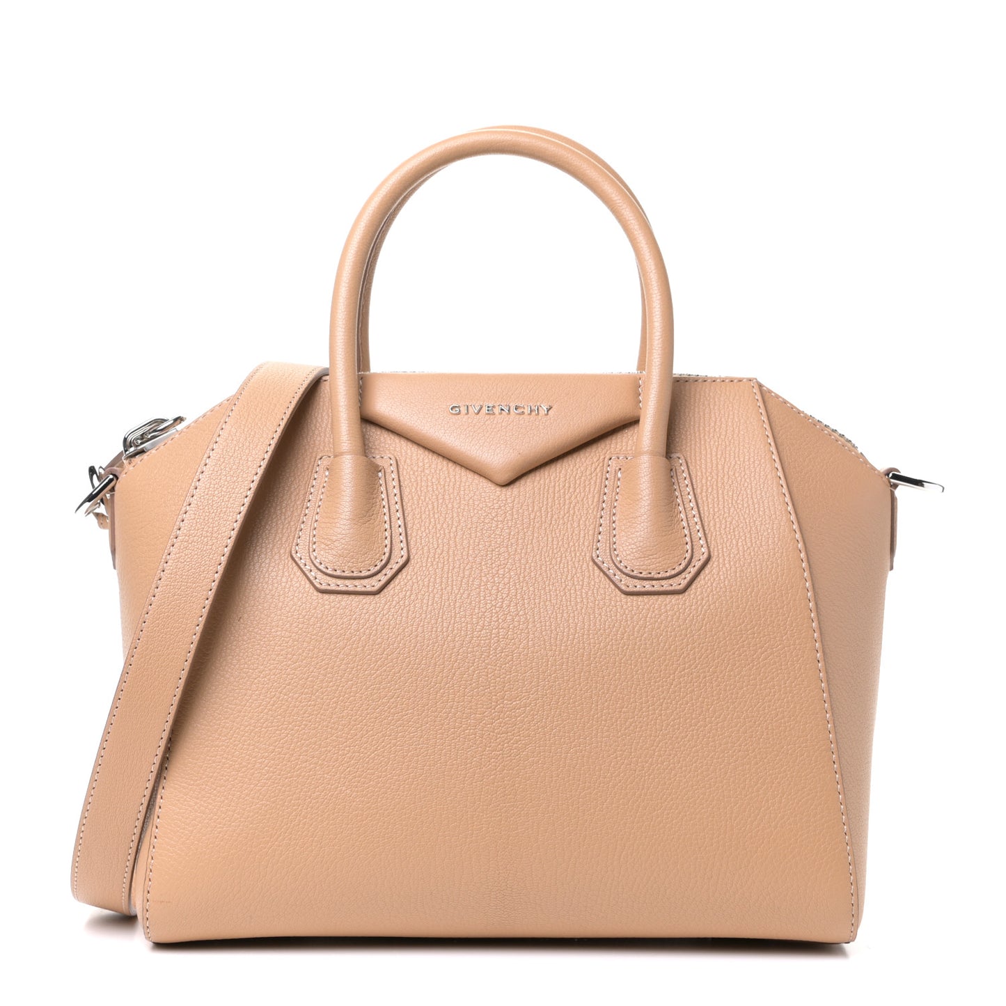 Sugar Goatskin Small Antigona Nude