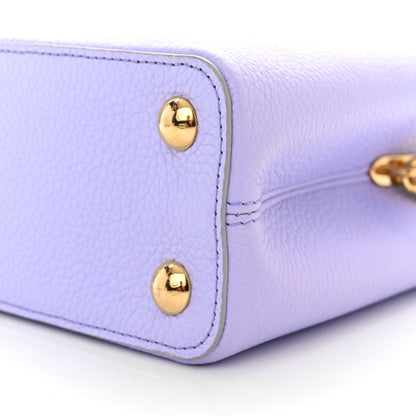 Louis Vuitton Taurillon Braided Chain Capucines BB Iris Creme 9 of 9