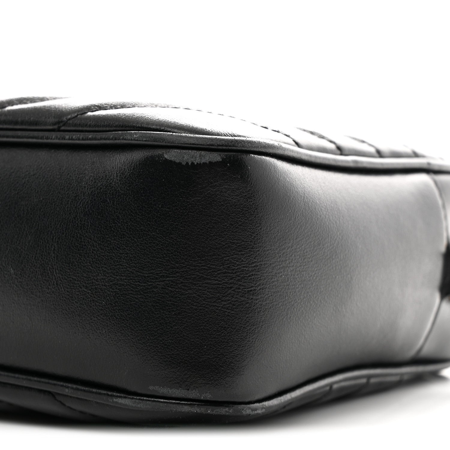 Saint Laurent Calfskin Matelasse Monogram Lou Camera Bag Black 10 of 12