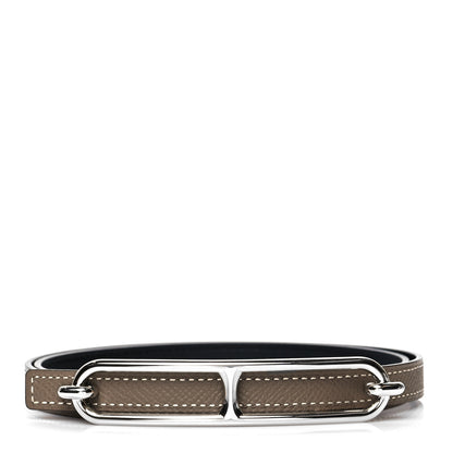 Hermes Swift Epsom 13mm Roulis Belt 75 Etoupe Black 1 of 5