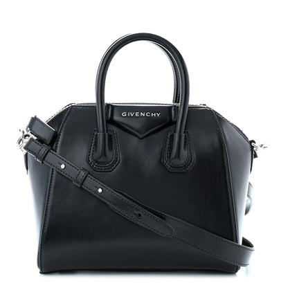 Givenchy Shiny Lord Calfskin Mini Antigona Black 1 of 10