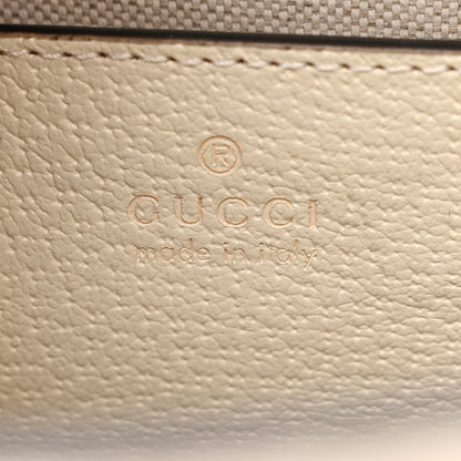 Gucci Raffia Textured Dollar Calfskin Web Houndstooth Small Diana Tote Bag Light Blue Natural Deep Orange 6 of 14