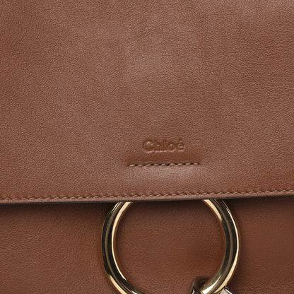 Chloe Calfskin Small Faye Day Shoulder Bag Tan 7 of 9