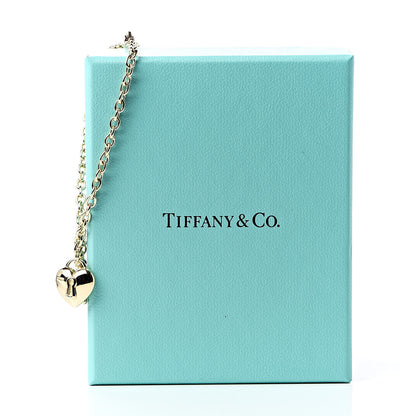 Tiffany 18K Yellow Gold Heart Lock Key Chain Bracelet 5 of 5