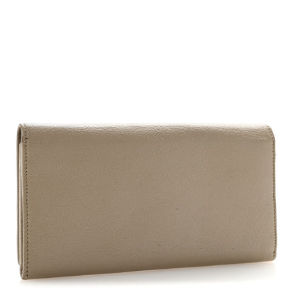 Balenciaga Chevre Gold Metallic Edge Hardware Money Wallet Rose de Sables 3 of 12