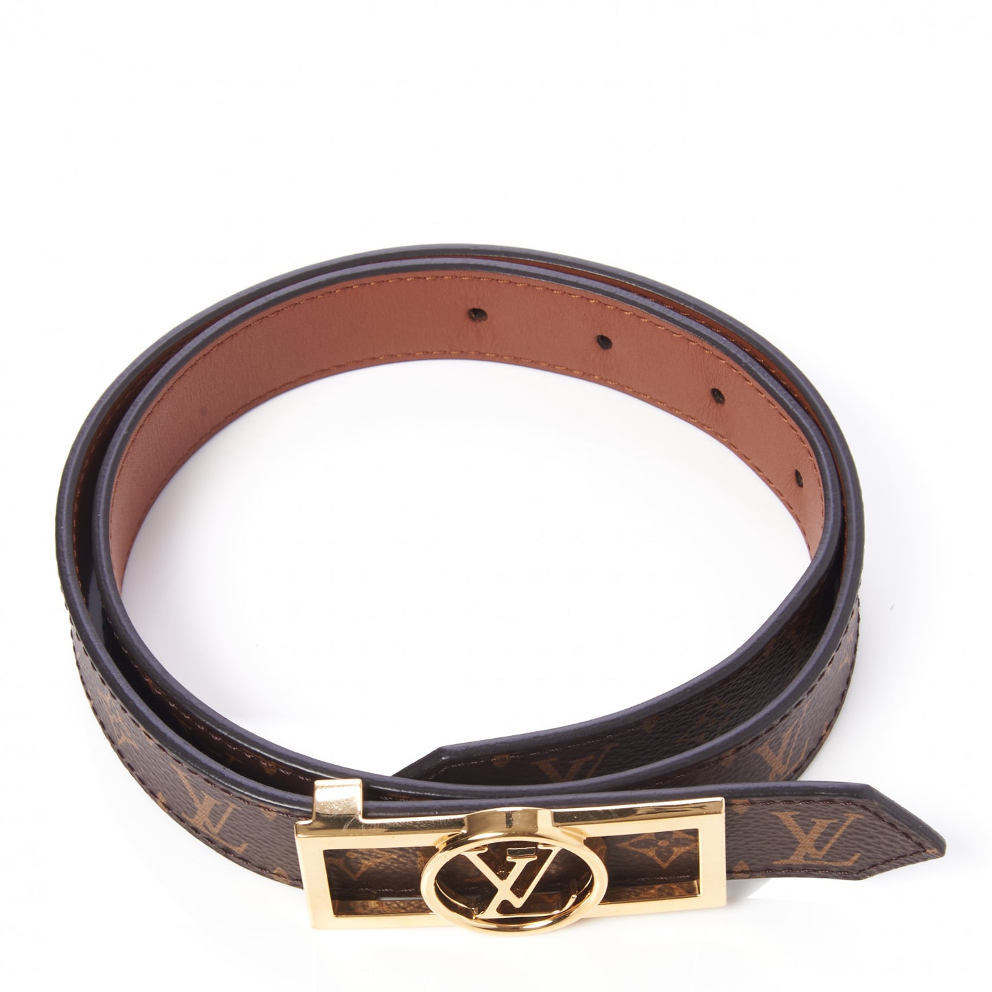 Monogram 25mm Dauphine Reversible Belt 90 36 Tan