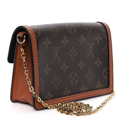 Louis Vuitton Reverse Monogram Dauphine Chain Wallet 3 of 10