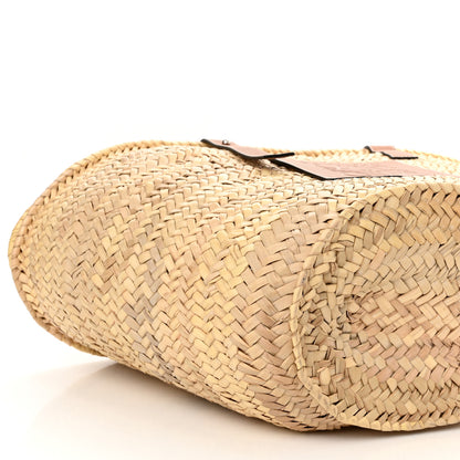 Loewe Raffia Basket Tote Bag Natural Tan 7 of 9