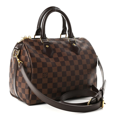 Louis Vuitton Damier Ebene Speedy Bandouliere 25 3 of 11