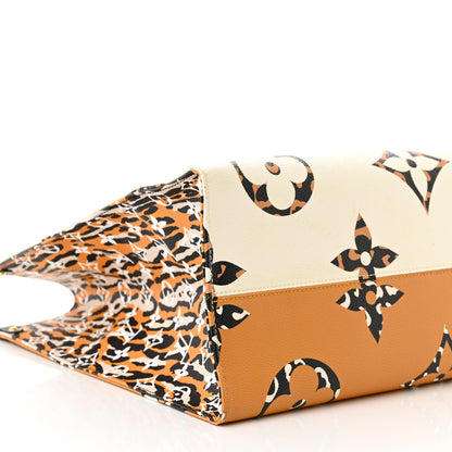 Louis Vuitton Monogram Giant Jungle Onthego GM Ivory 9 of 11