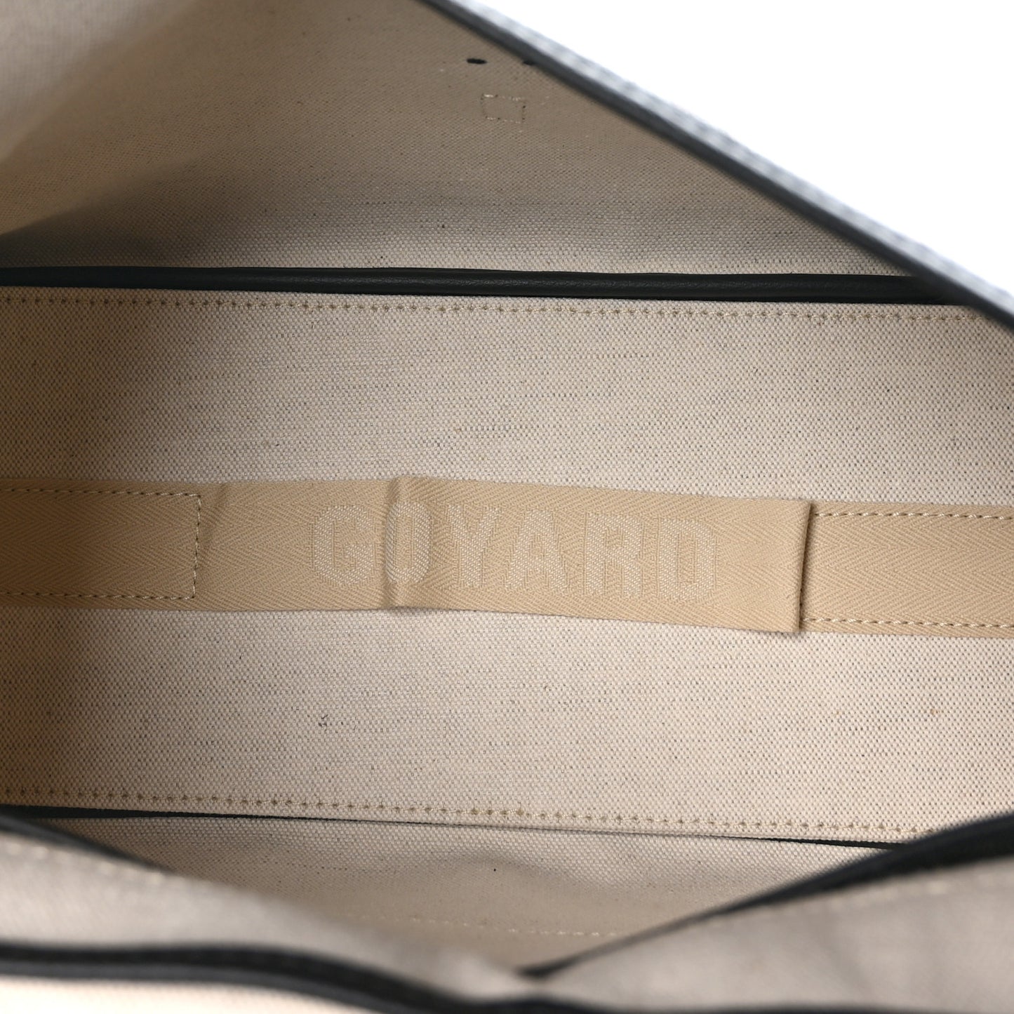 Goyardine Capetien Messenger Bag Black