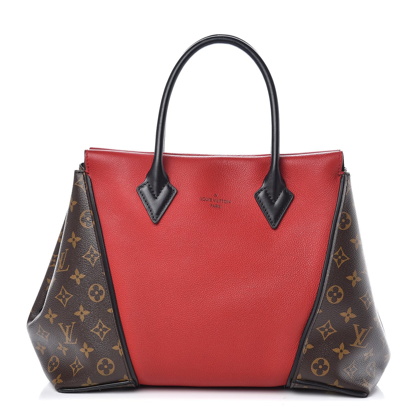 Monogram Cuir Orfevre Tote W PM Cherry
