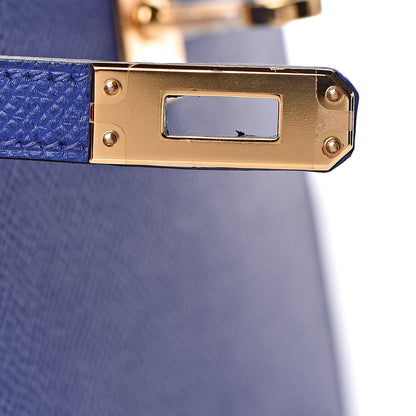 Hermes Epsom Mini Kelly Sellier 20 Bleu Electrique 26 of 29