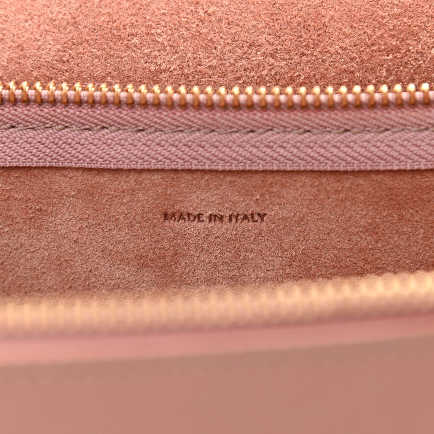 Grained Calfskin Nano Belt Bag Antique Rose