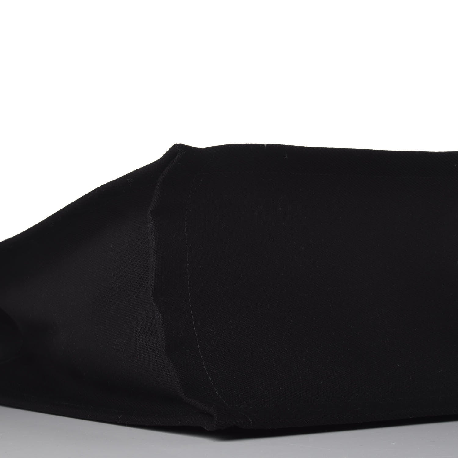 Saint Laurent Linen Calfskin Rive Gauche North South Tote Black 7 of 8