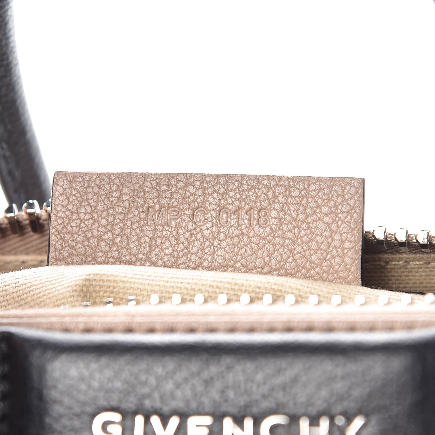 Givenchy Sugar Goatskin Mini Tri-Color Antigona Linen 7 of 11