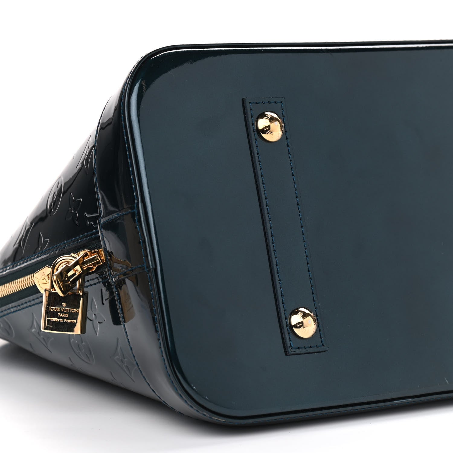 Louis Vuitton Vernis Alma GM Blue Nuit 7 of 8