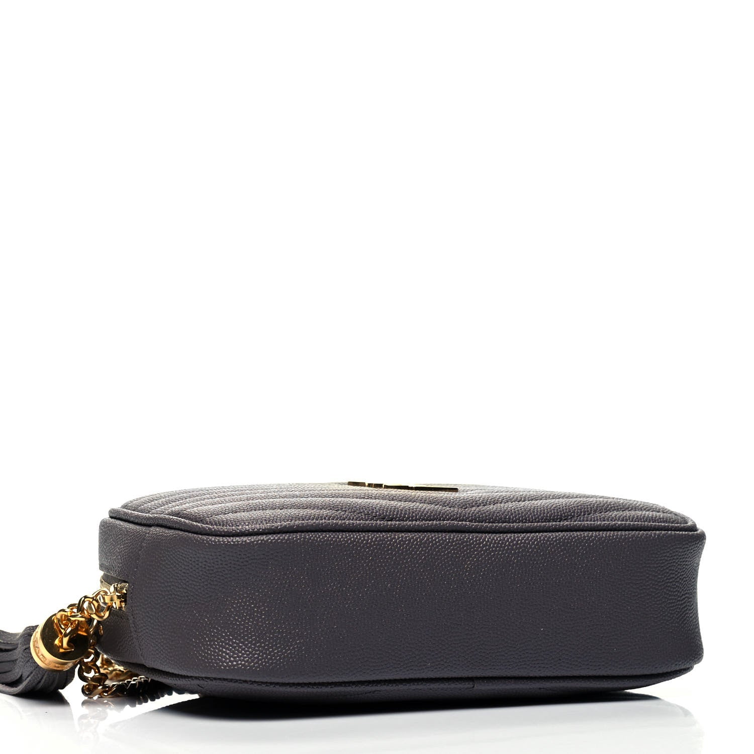 Saint Laurent Grain De Poudre Matelasse Monogram Mini Lou Camera Bag Fog 3 of 8