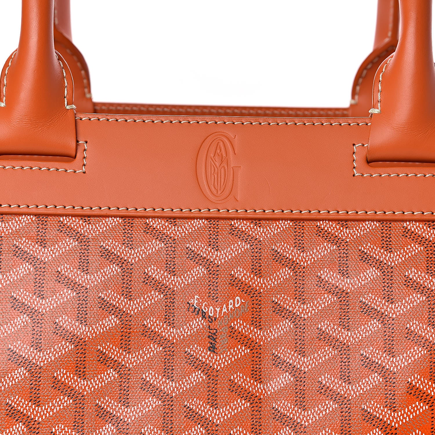 Goyard Goyardine Bellechasse GM Orange 11 of 11