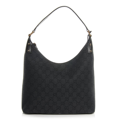 Gucci Monogram Shoulder Bag Black 1 of 7